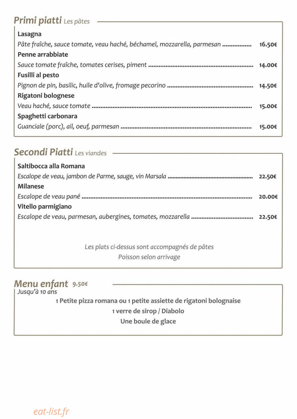 Bella Napoli — carte page 4