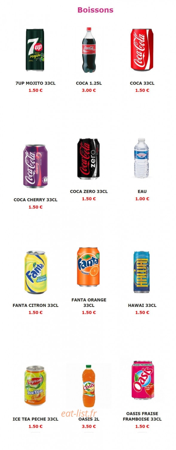 Burger Nine — carte page 11