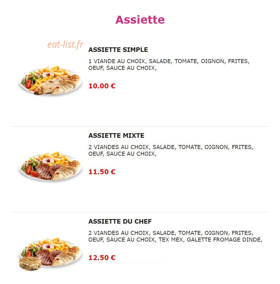 Burger Nine — carte page 16