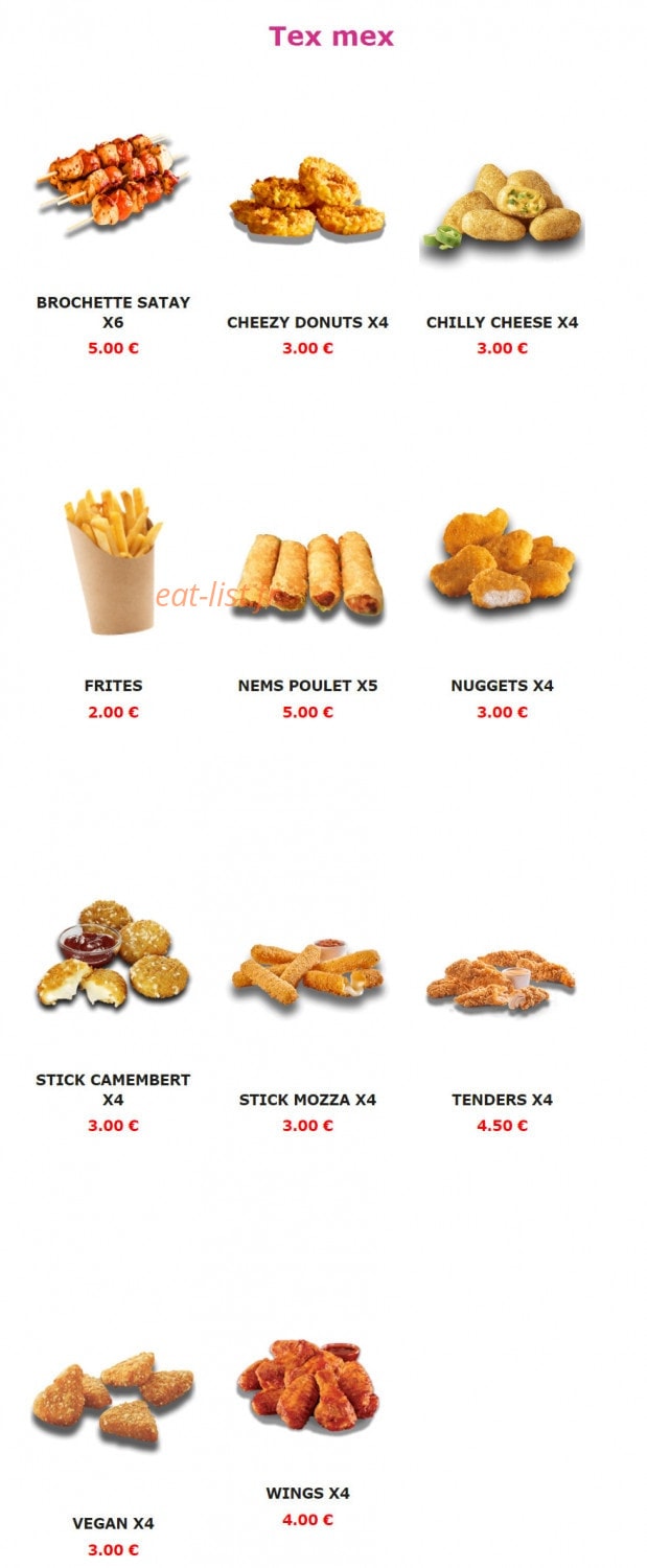 Burger Nine — carte page 5
