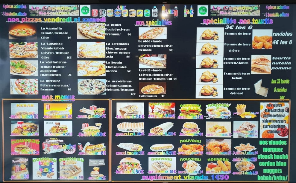 Le Capadoce — carte page 1