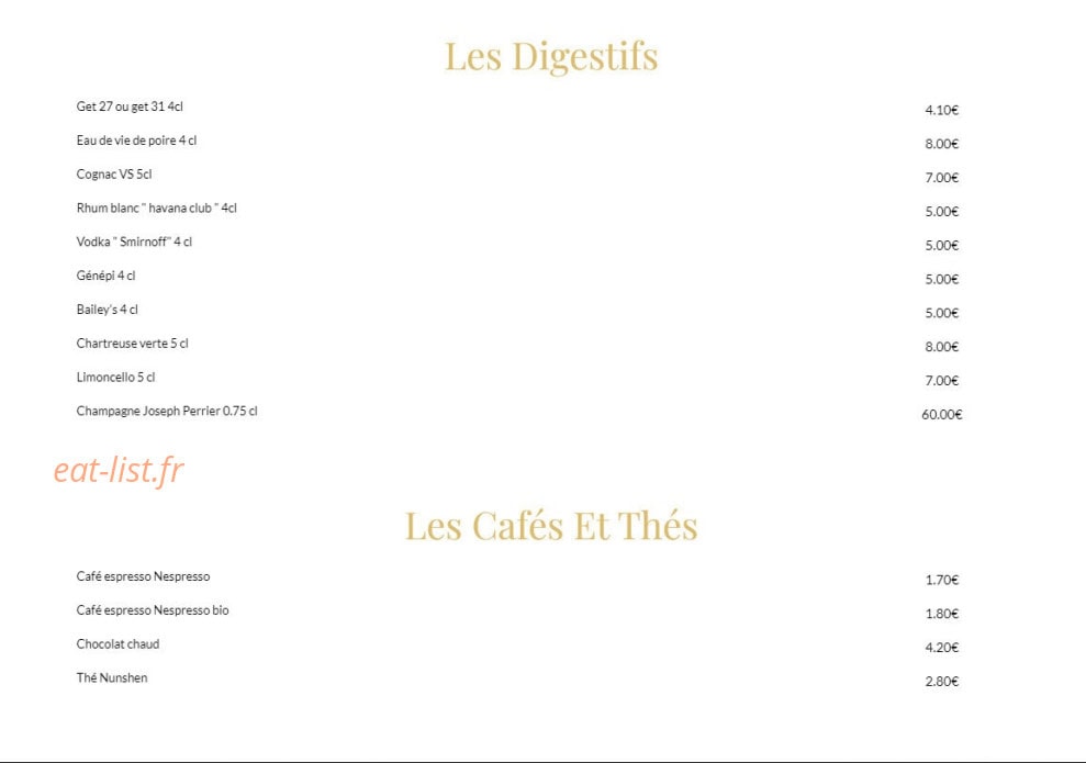 Le Rhapsody — carte page 4