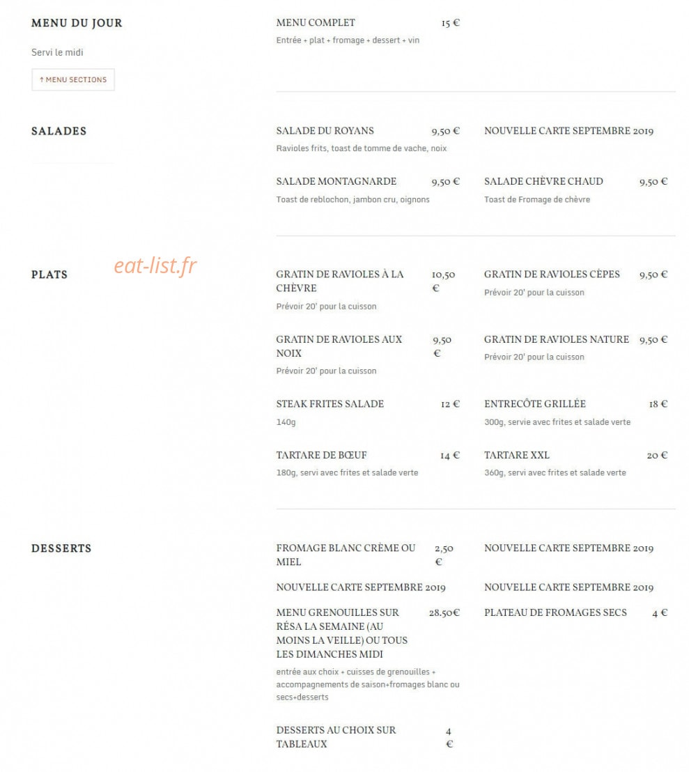 Le Beaufortois — carte page 1
