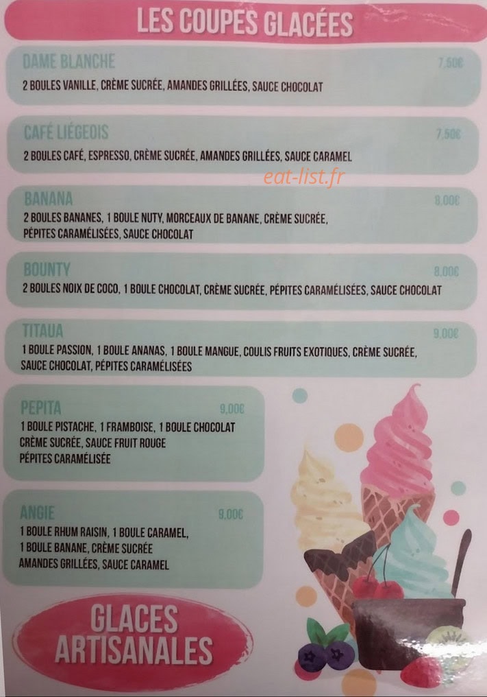 La Petite Taverne — carte page 2