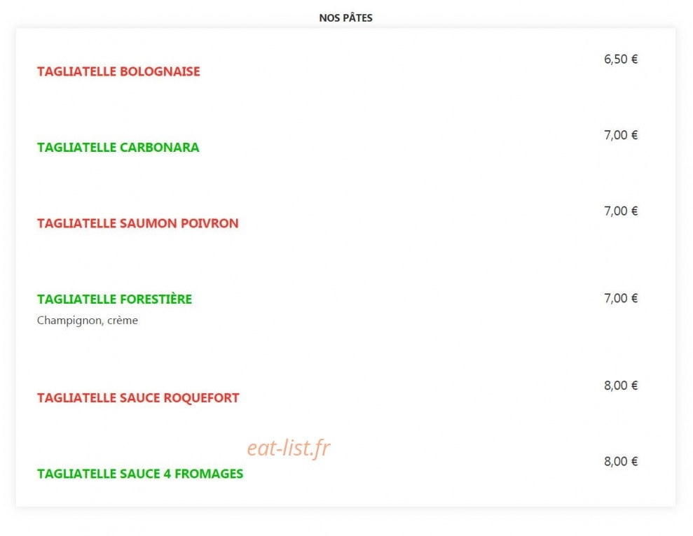 Latino Pizza — carte page 9
