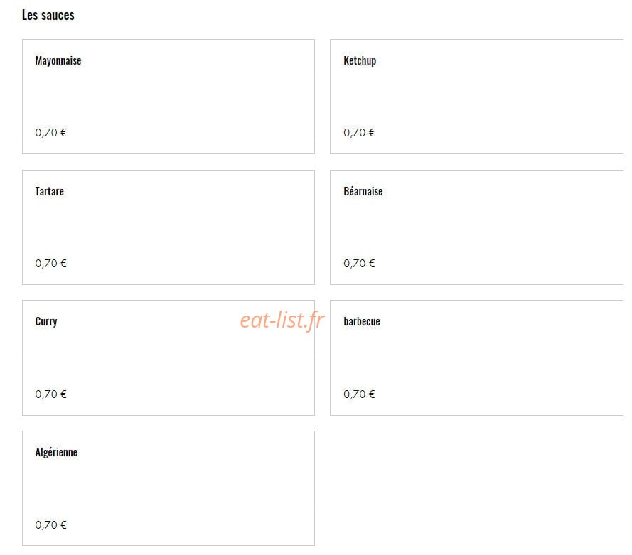 Tendance poulet — carte page 2