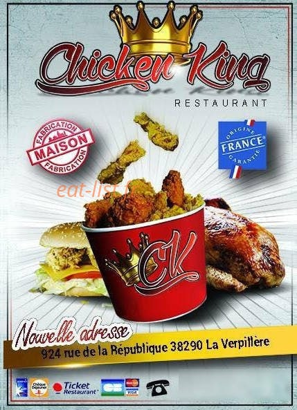 Chicken King — carte page 1