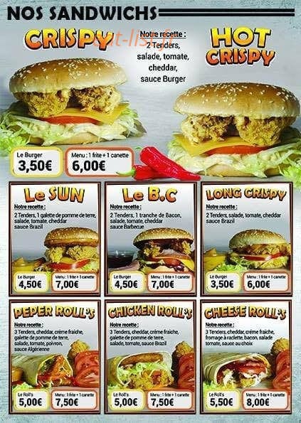 Chicken King — carte page 2