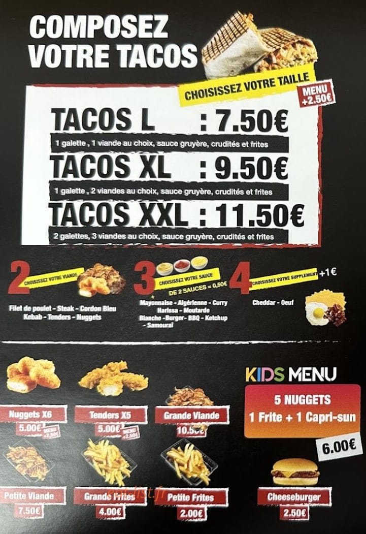 Istanbul Kebab — carte page 3