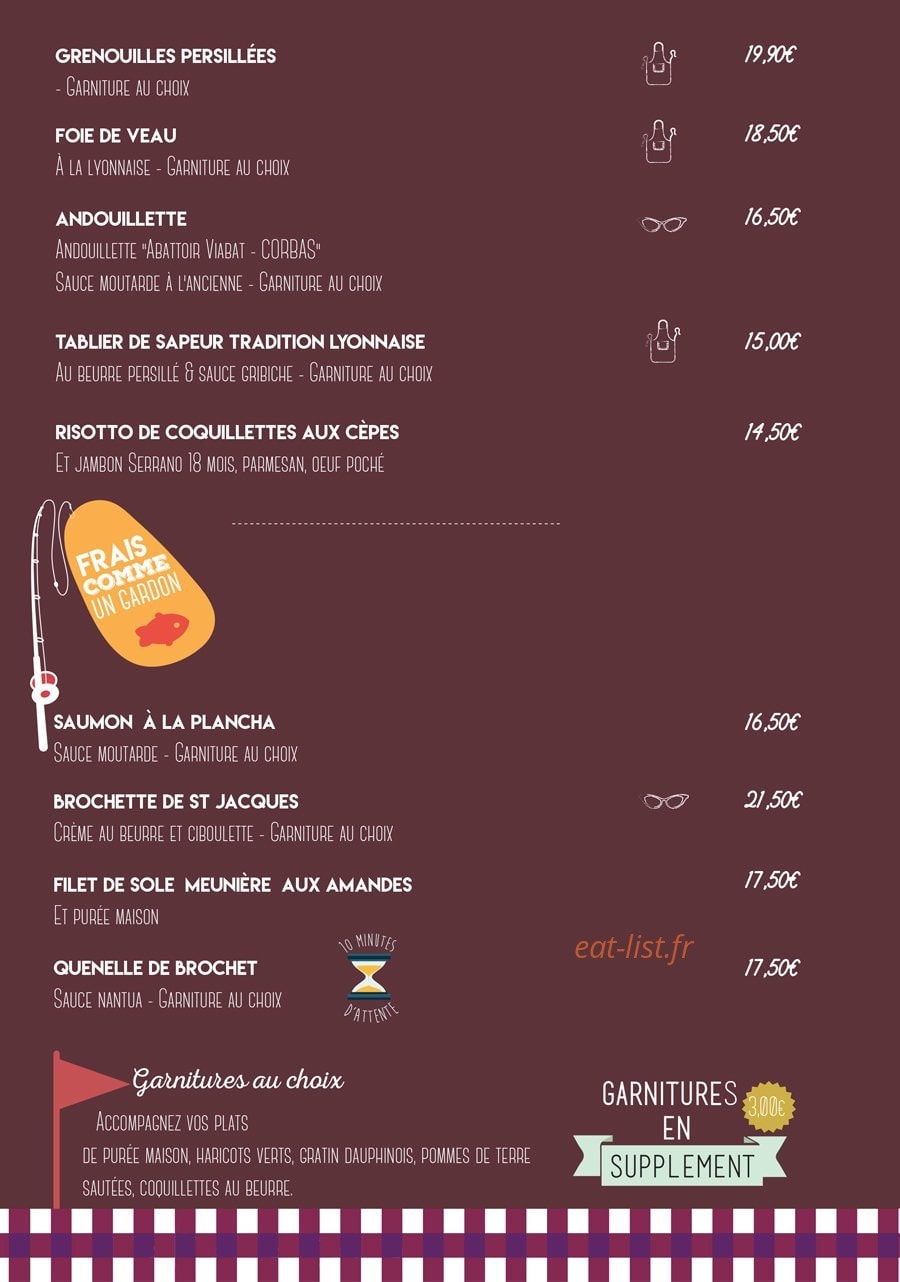 Bistrot Colette — carte page 4