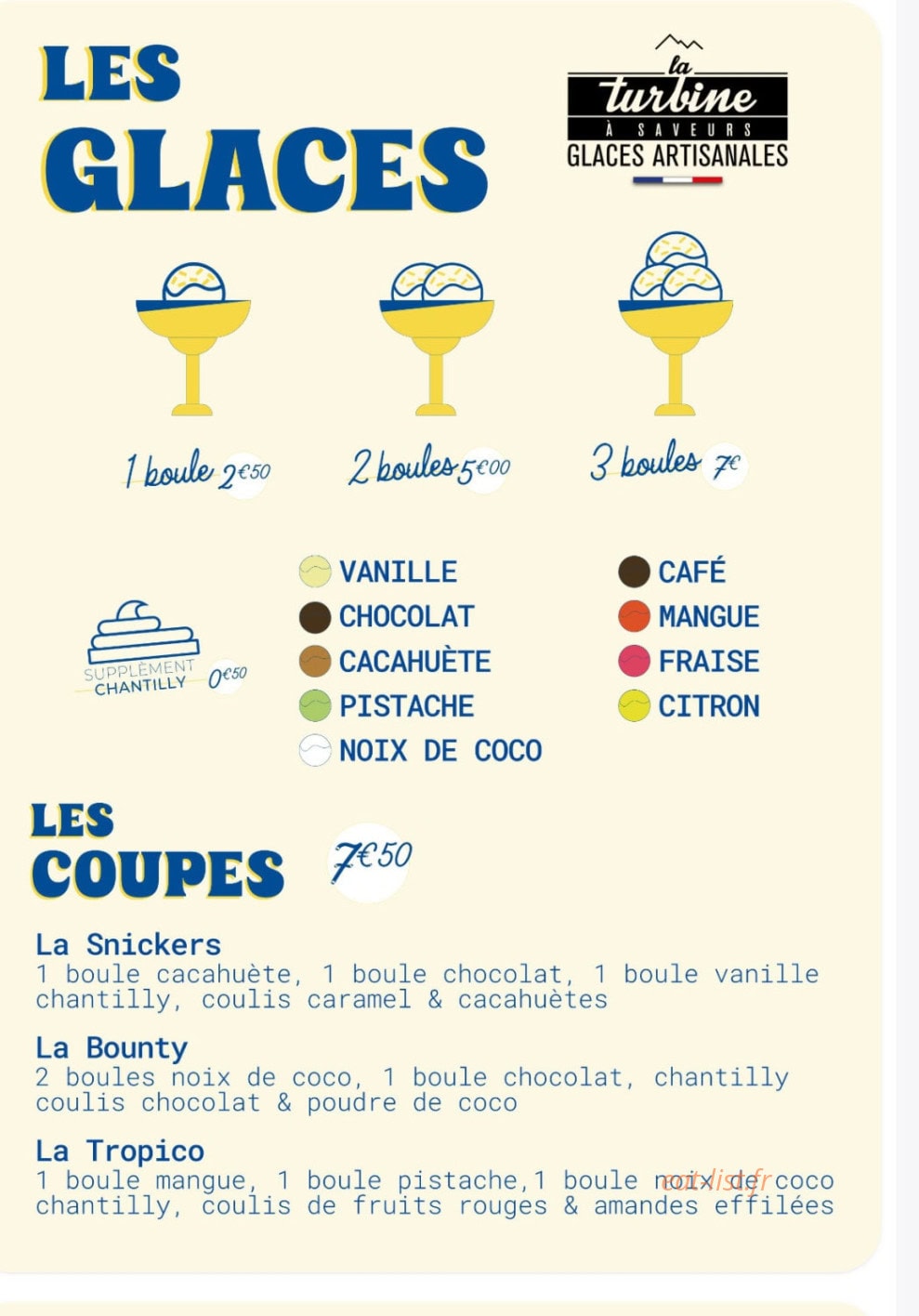Bistrot Mamiche — carte page 8