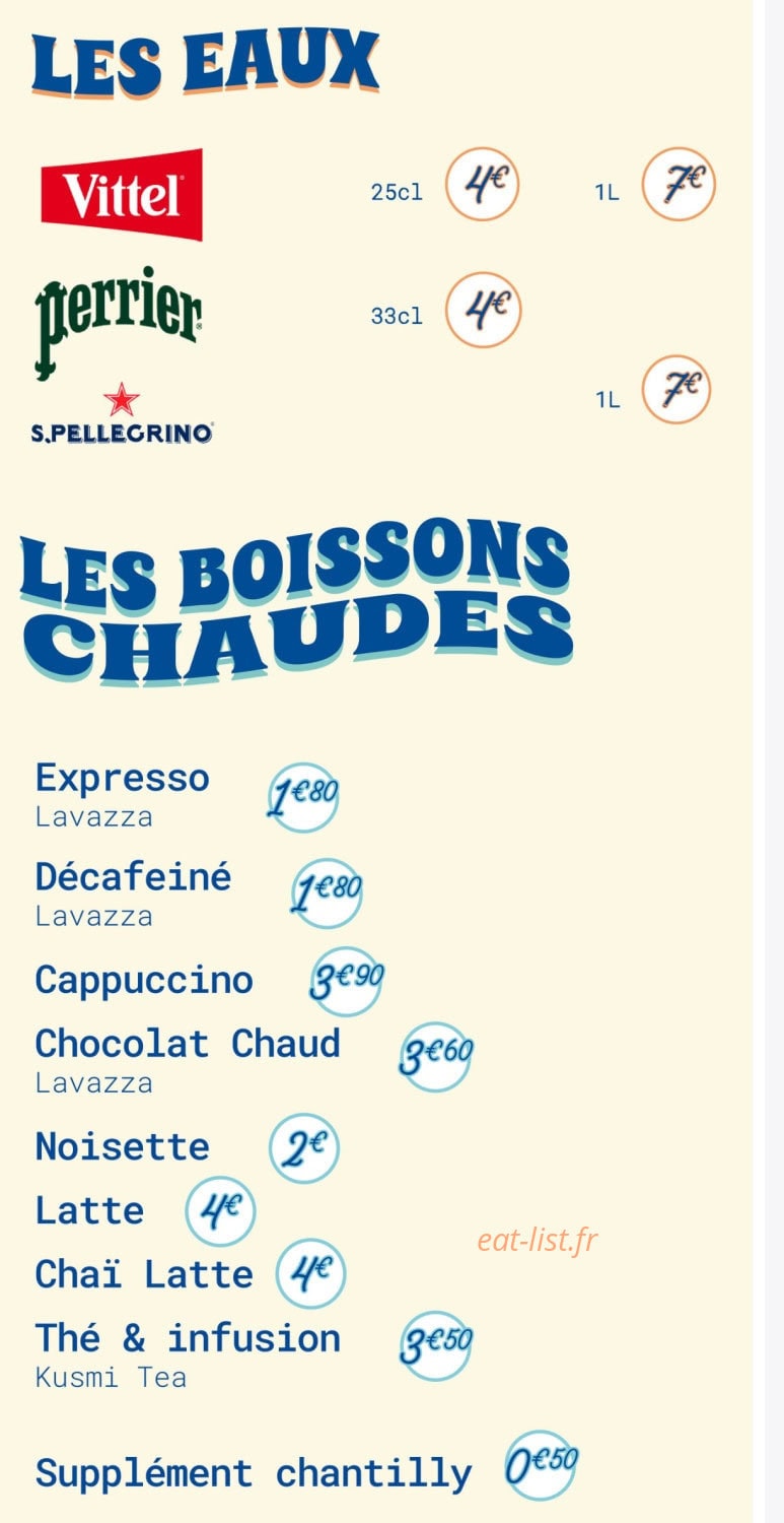 Bistrot Mamiche — carte page 16