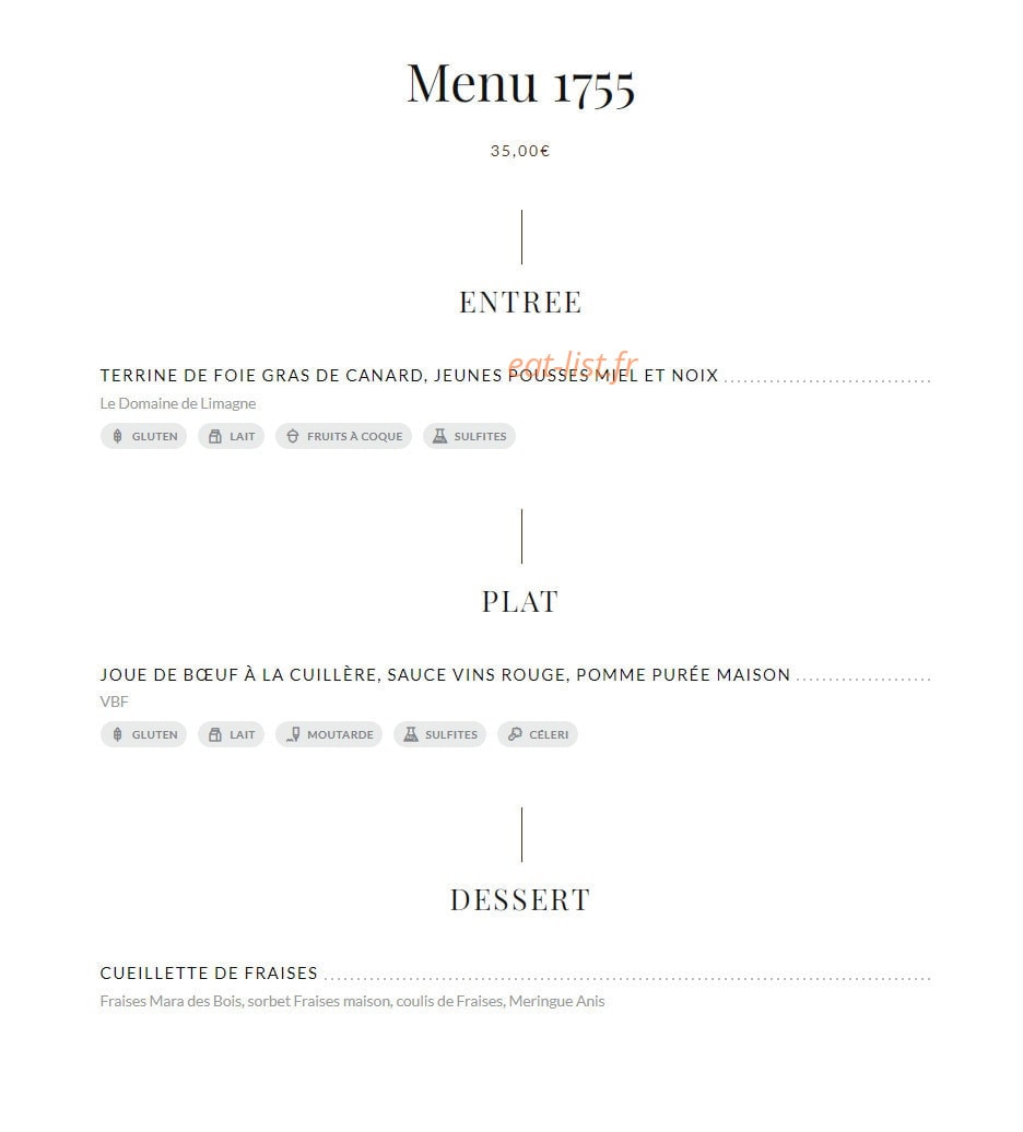 Brasserie1755 — carte page 2