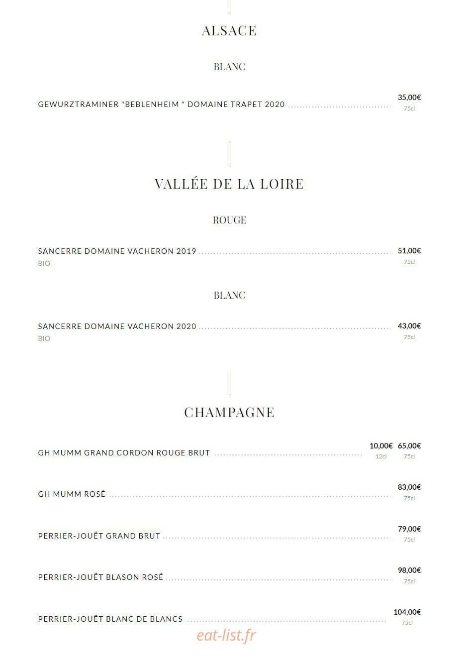Brasserie1755 — carte page 18