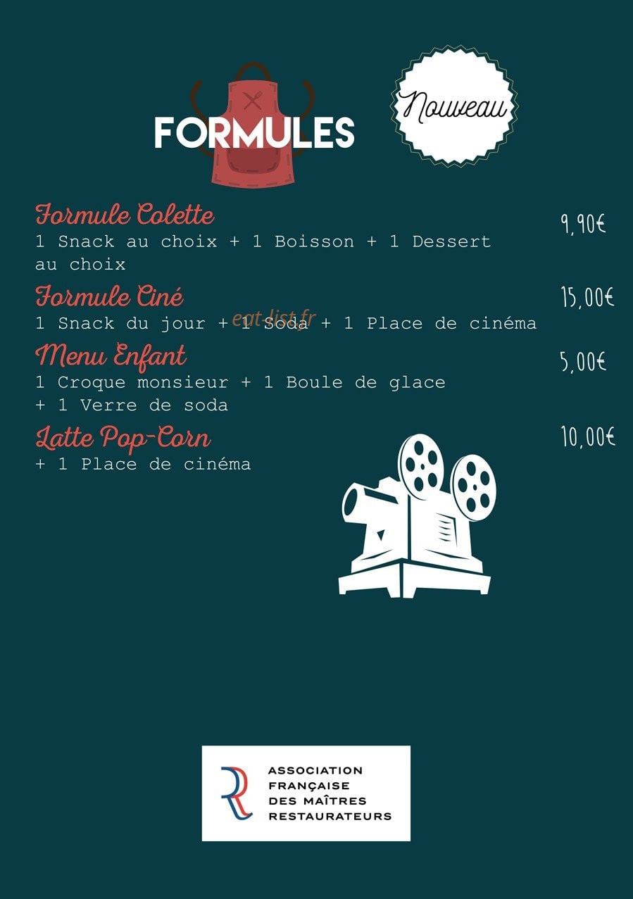 Café Colette — carte page 6