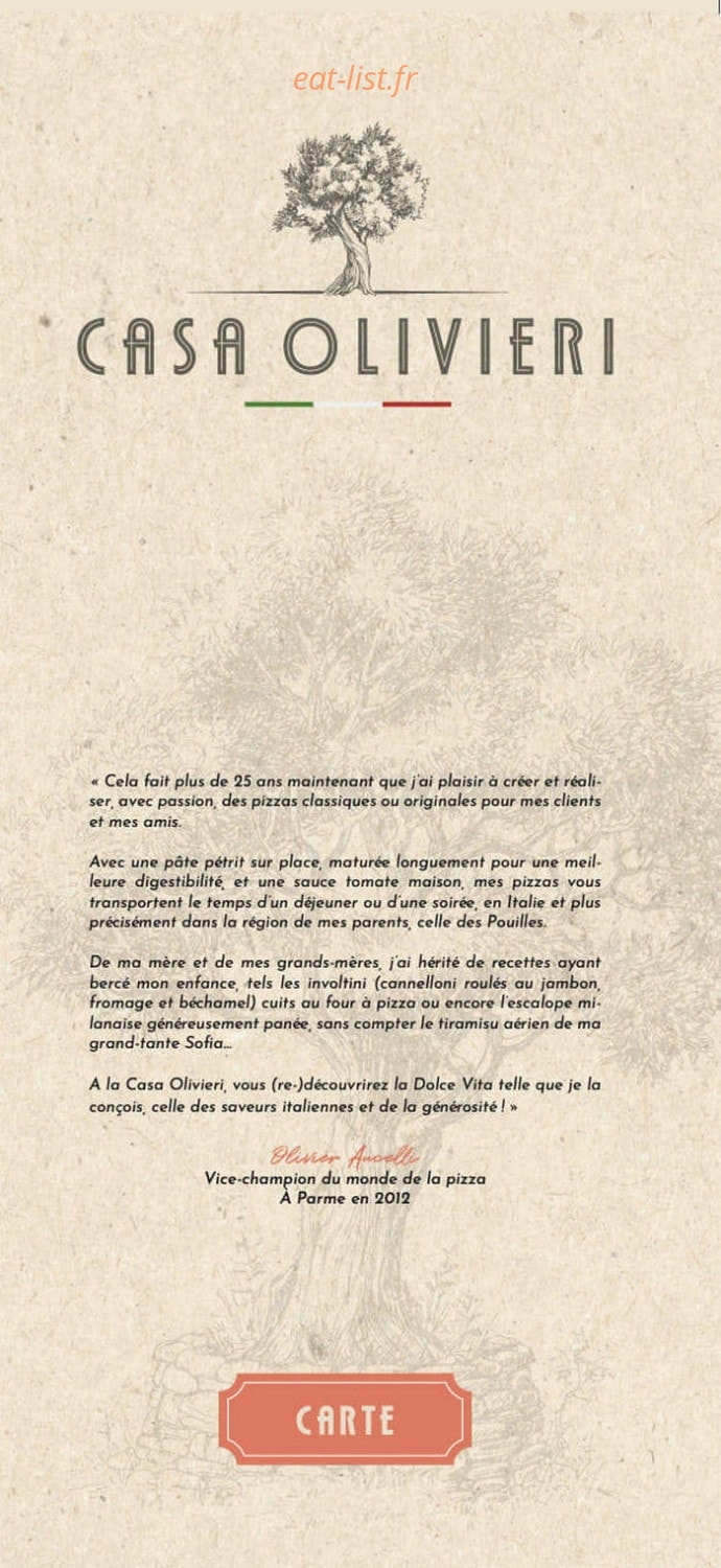 Casa Olivieri — carte page 1