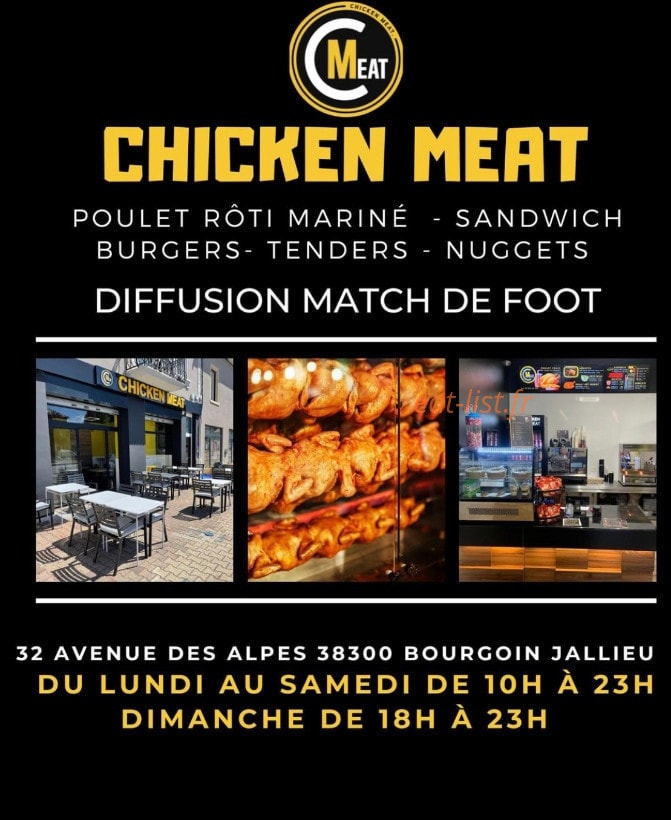Chicken Meat — carte page 1