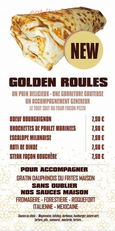 Golden cook — carte page 5