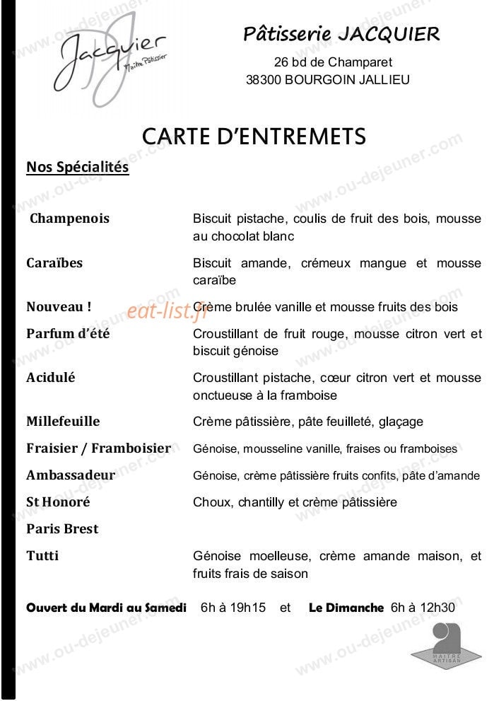 Jacquier — carte page 4