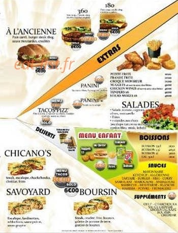 Kool food — carte page 3