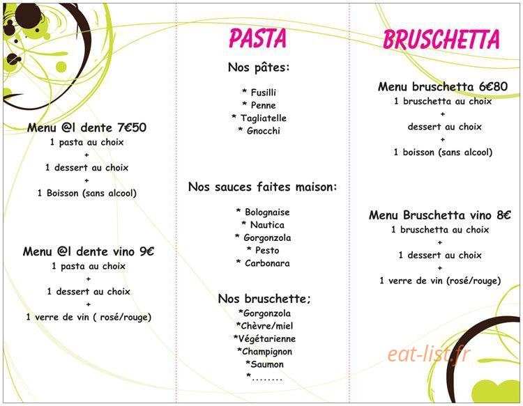 @l dente — carte page 4