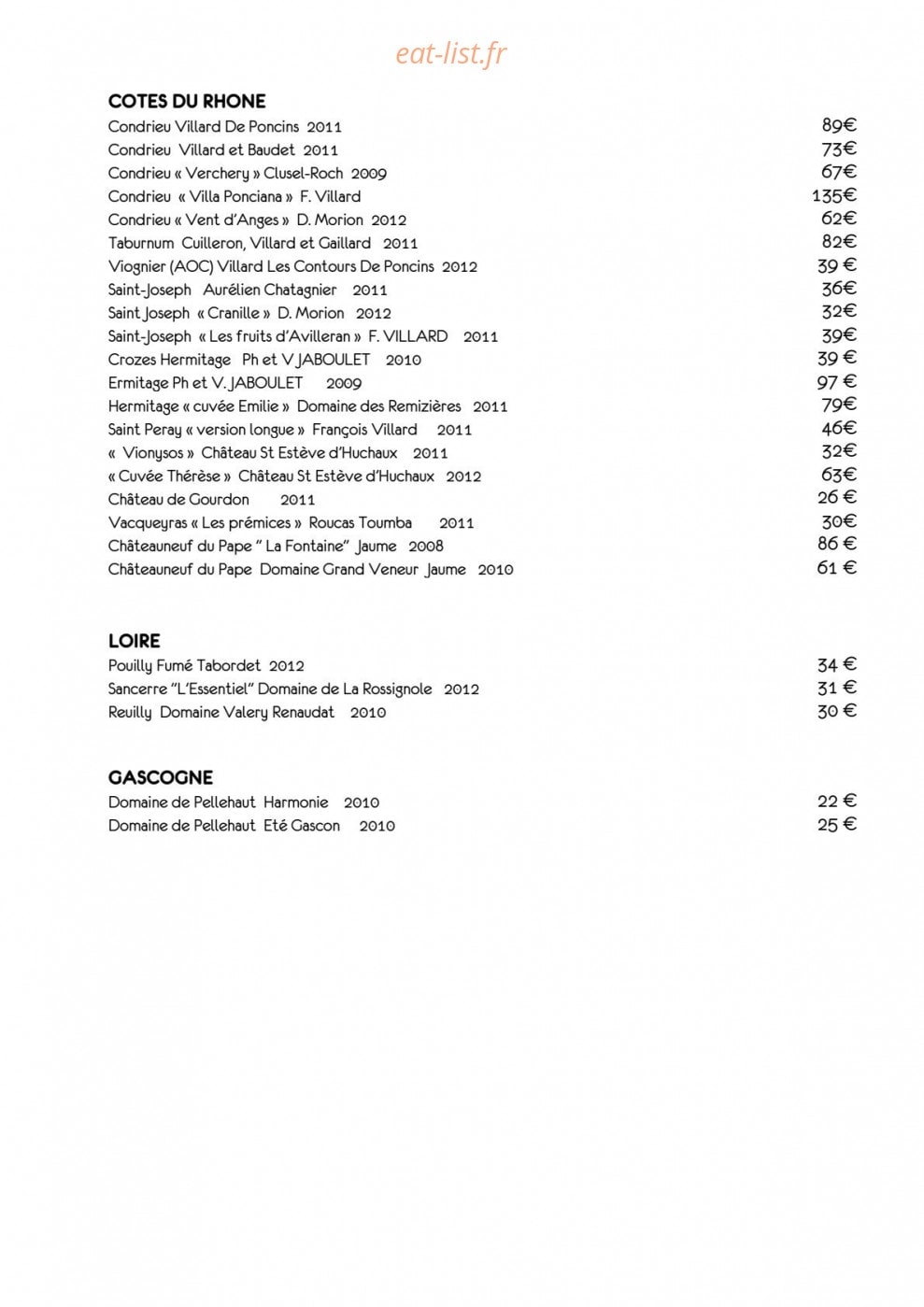 L'Emulsion — carte page 6