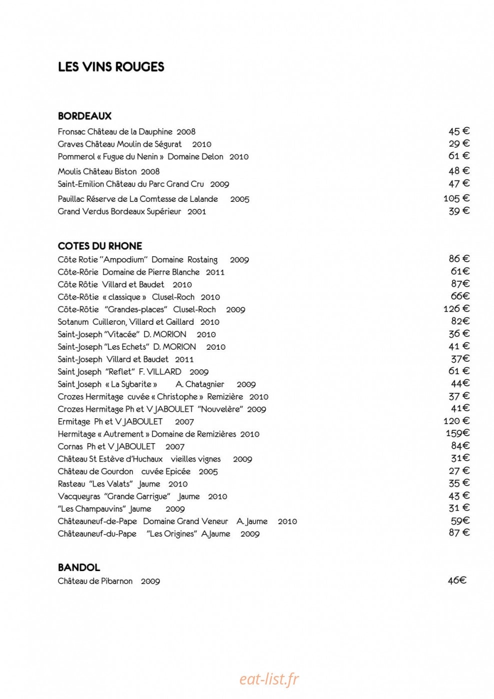 L'Emulsion — carte page 7