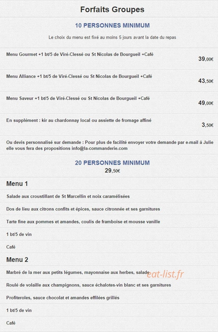 La Commanderie de Champarey — carte page 5