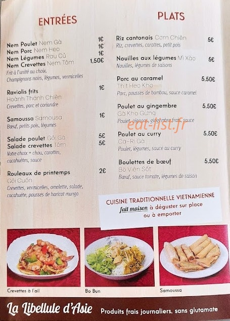 La Libellule d'Asie — carte page 3