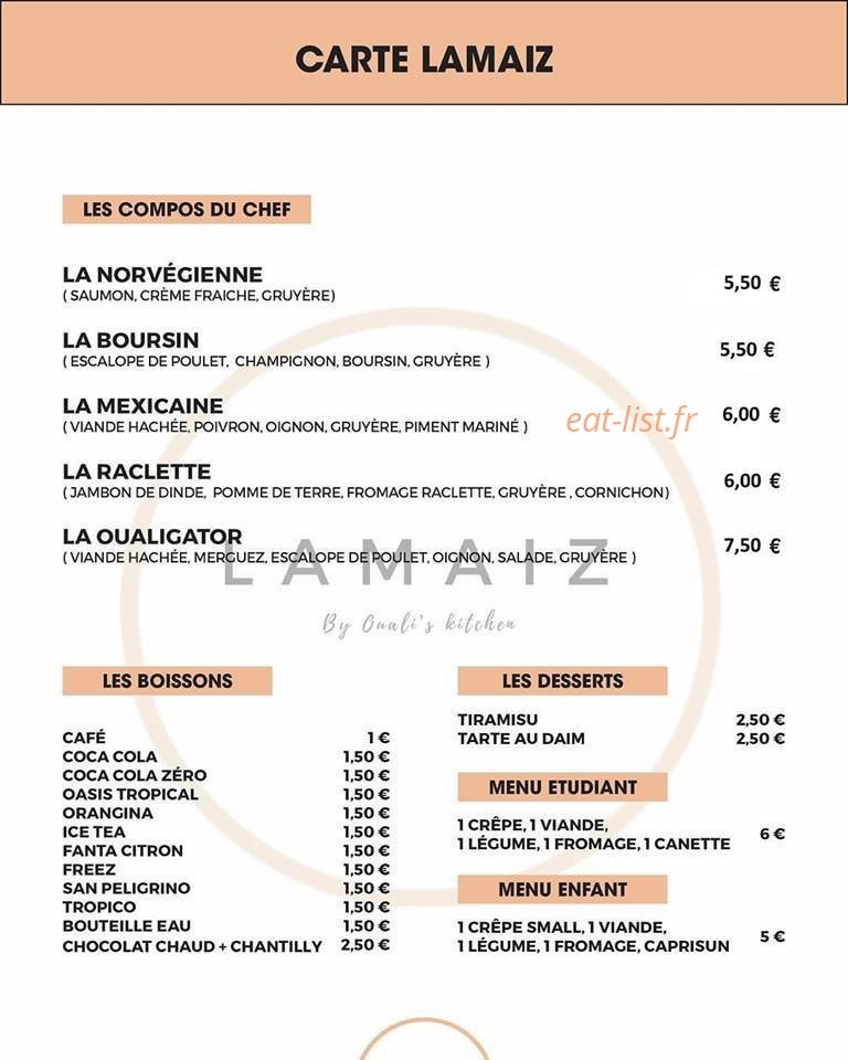 La Maiz — carte page 1