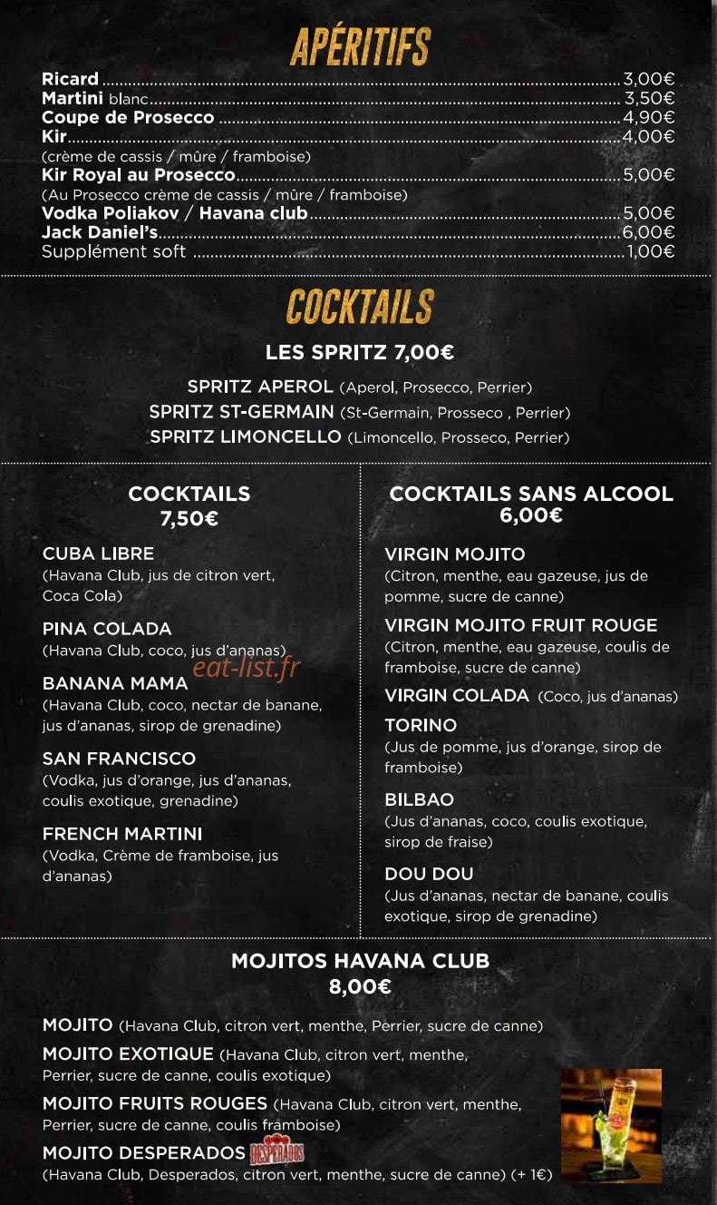 La Trattoria — carte page 7