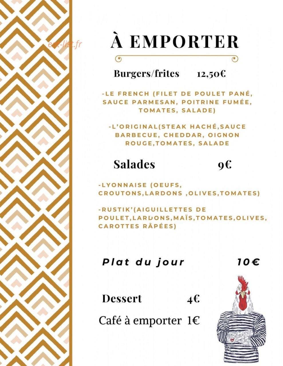 Le French — carte page 4