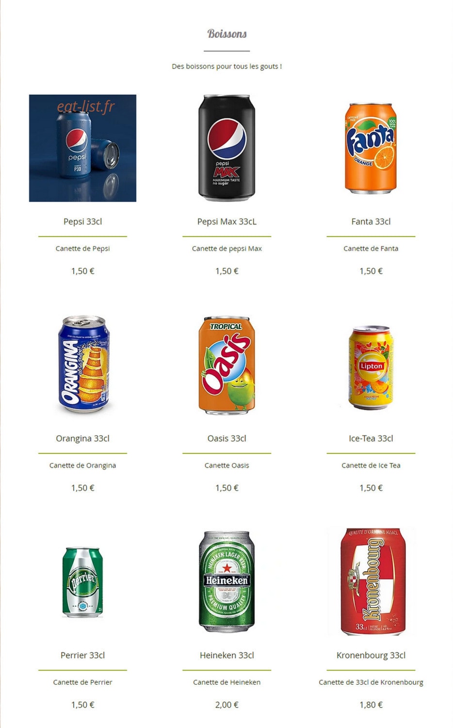 Le Pizzaiolo — carte page 7