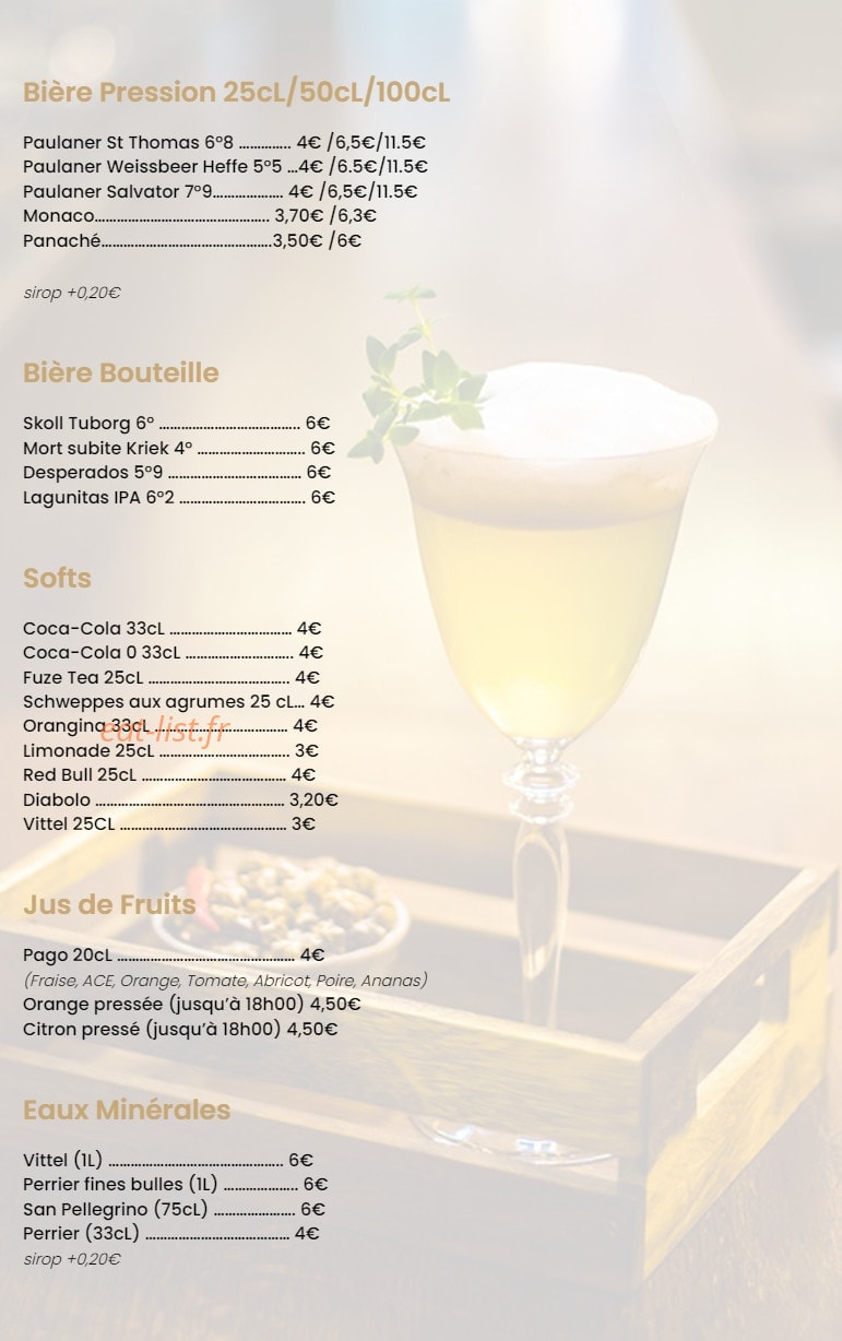 Le Rooftop 38 — carte page 5