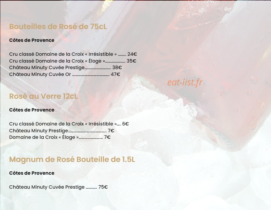 Le Rooftop 38 — carte page 9