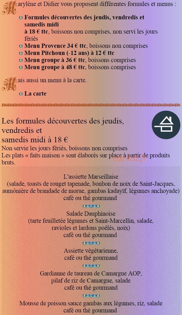 Les Tilleuls — carte page 1