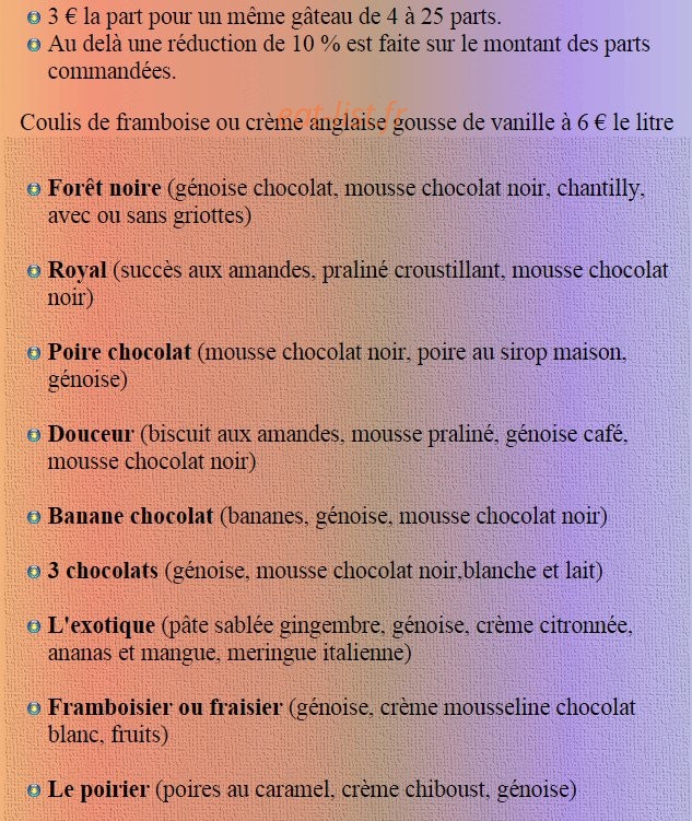 Les Tilleuls — carte page 6