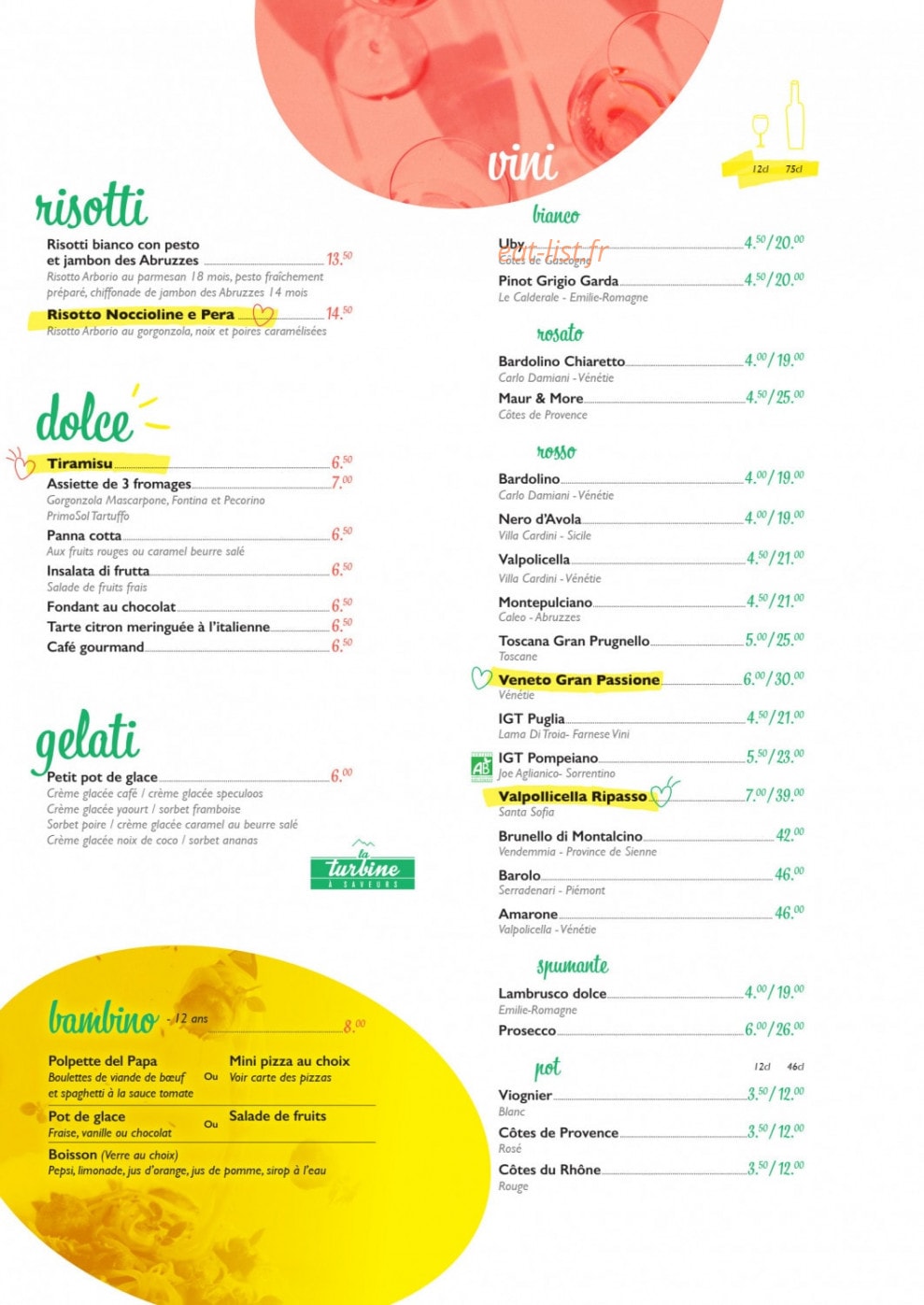 Papa's Kitchen — carte page 3