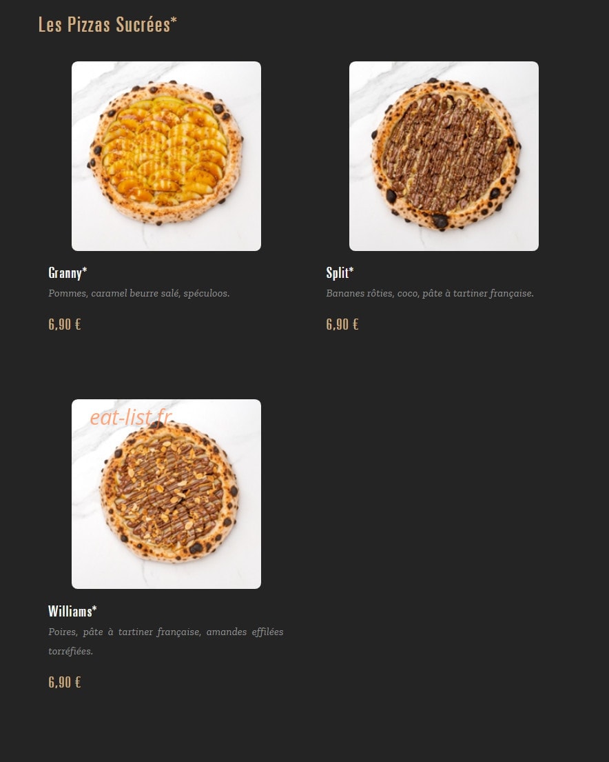 Pizza Cosy — carte page 7