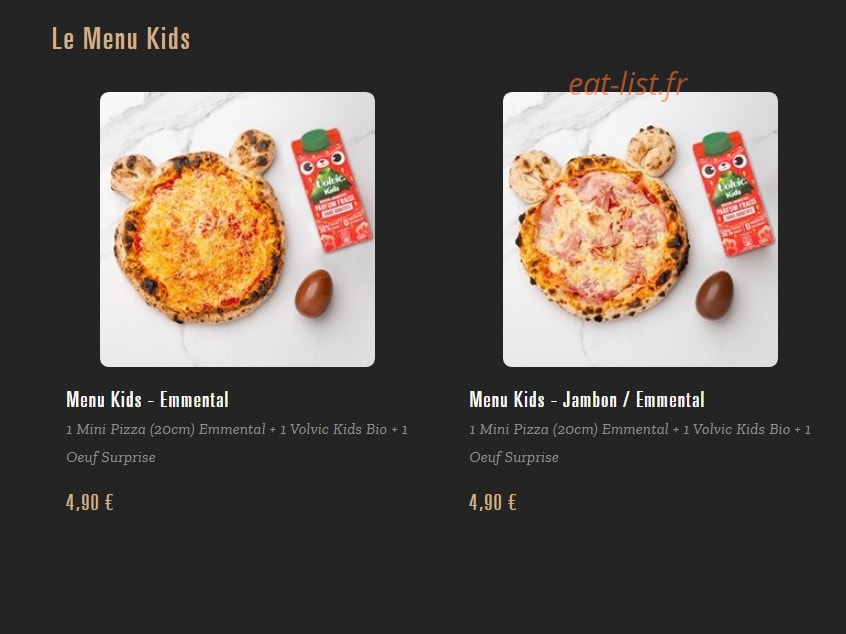 Pizza Cosy — carte page 12