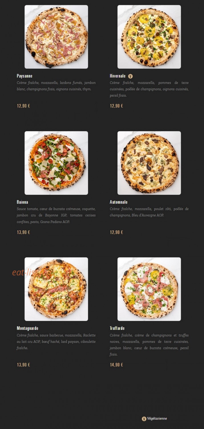 Pizza Cosy — carte page 3