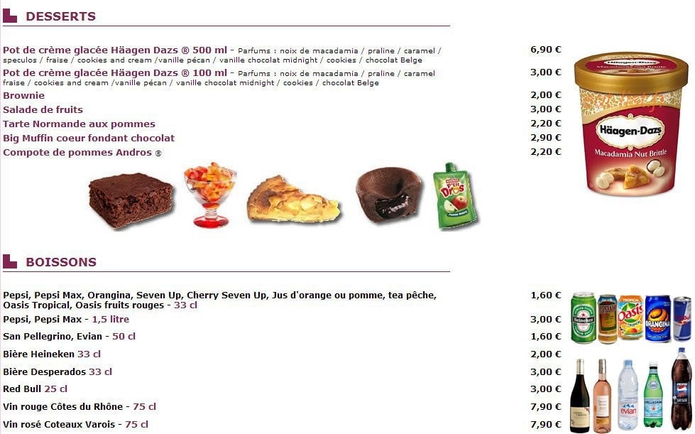 Pizza story — carte page 5