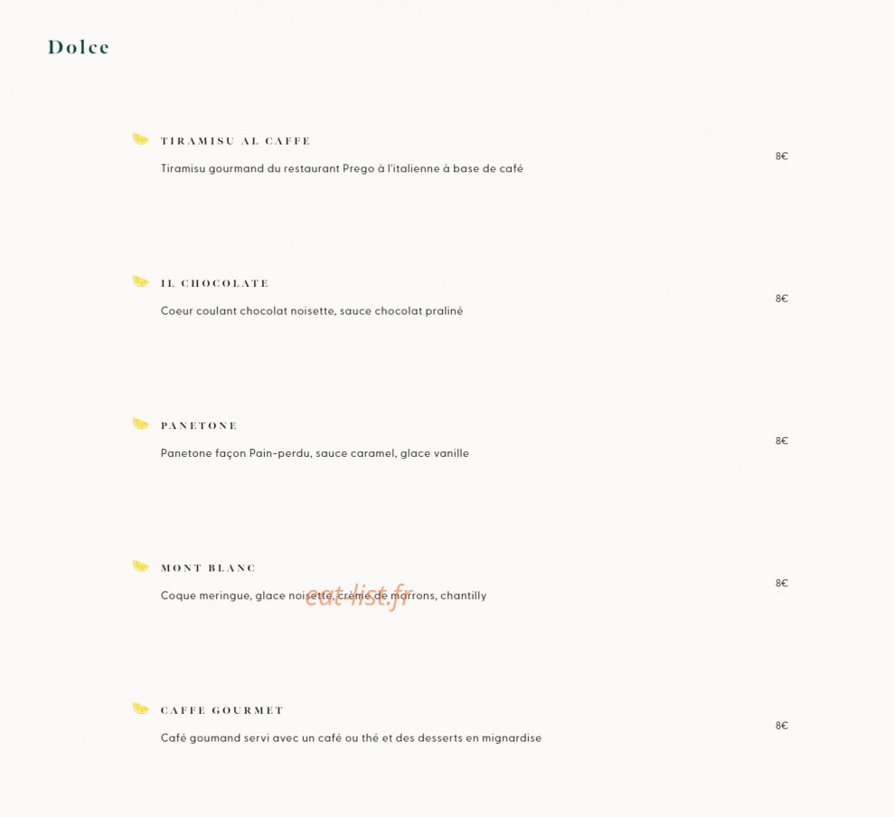 Prego — carte page 6