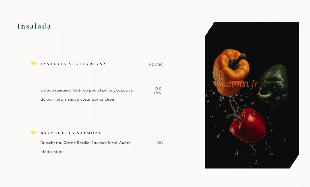 Prego — carte page 2