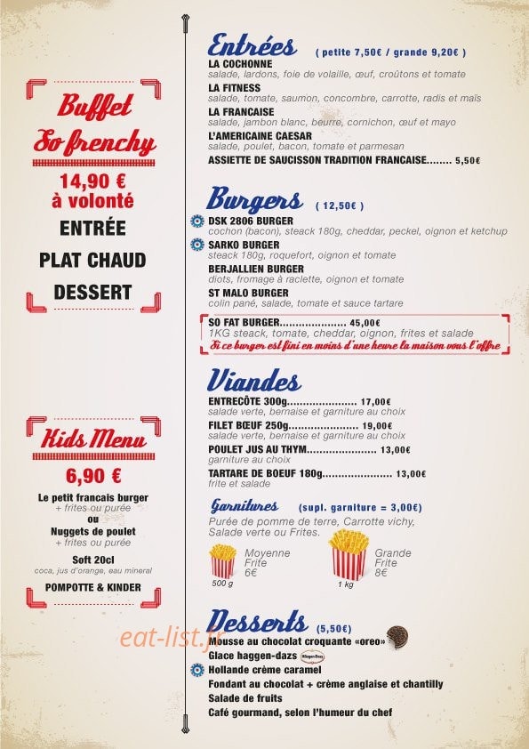 So Frenchy — carte page 1