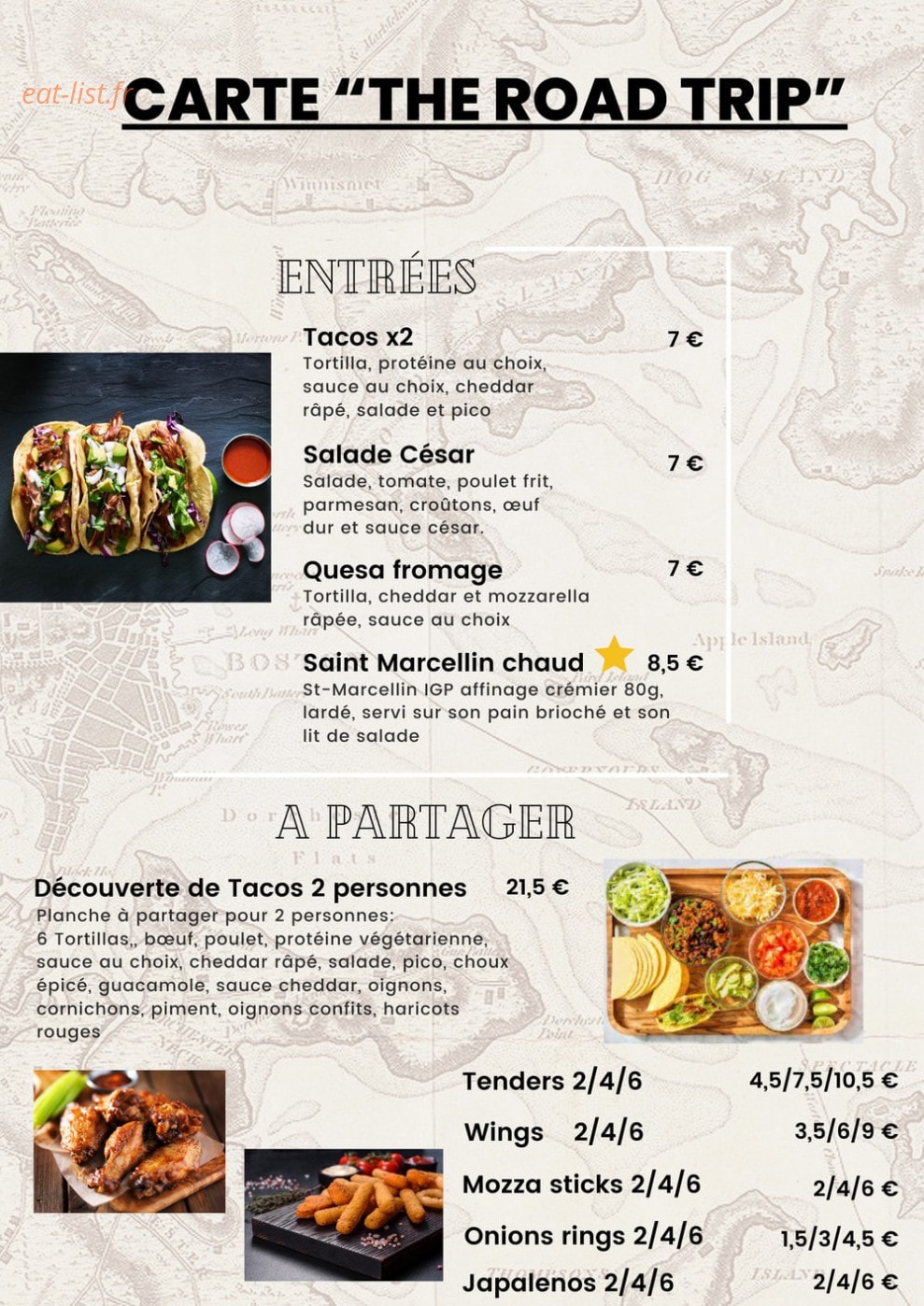The Road Trip — carte page 1