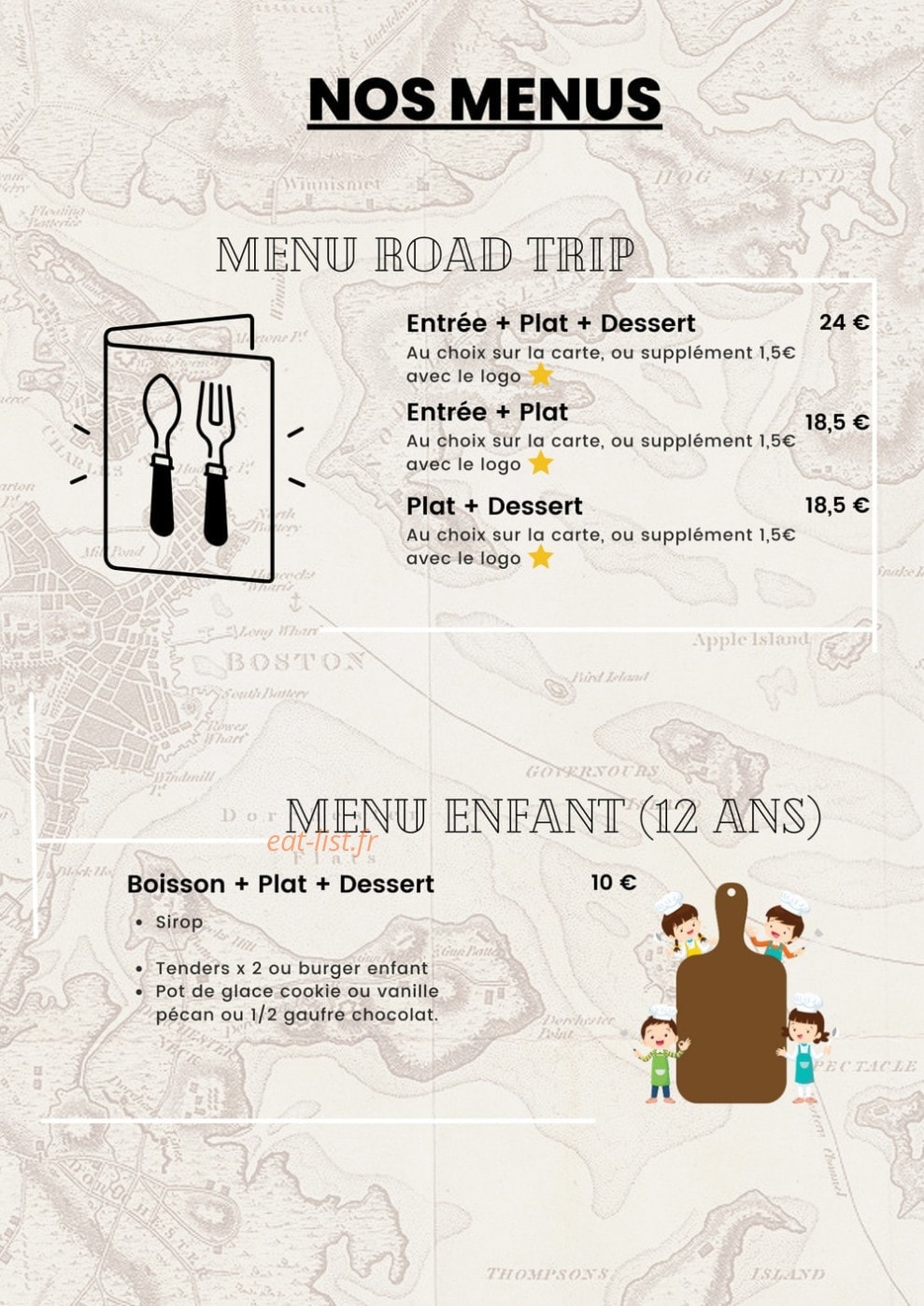 The Road Trip — carte page 7