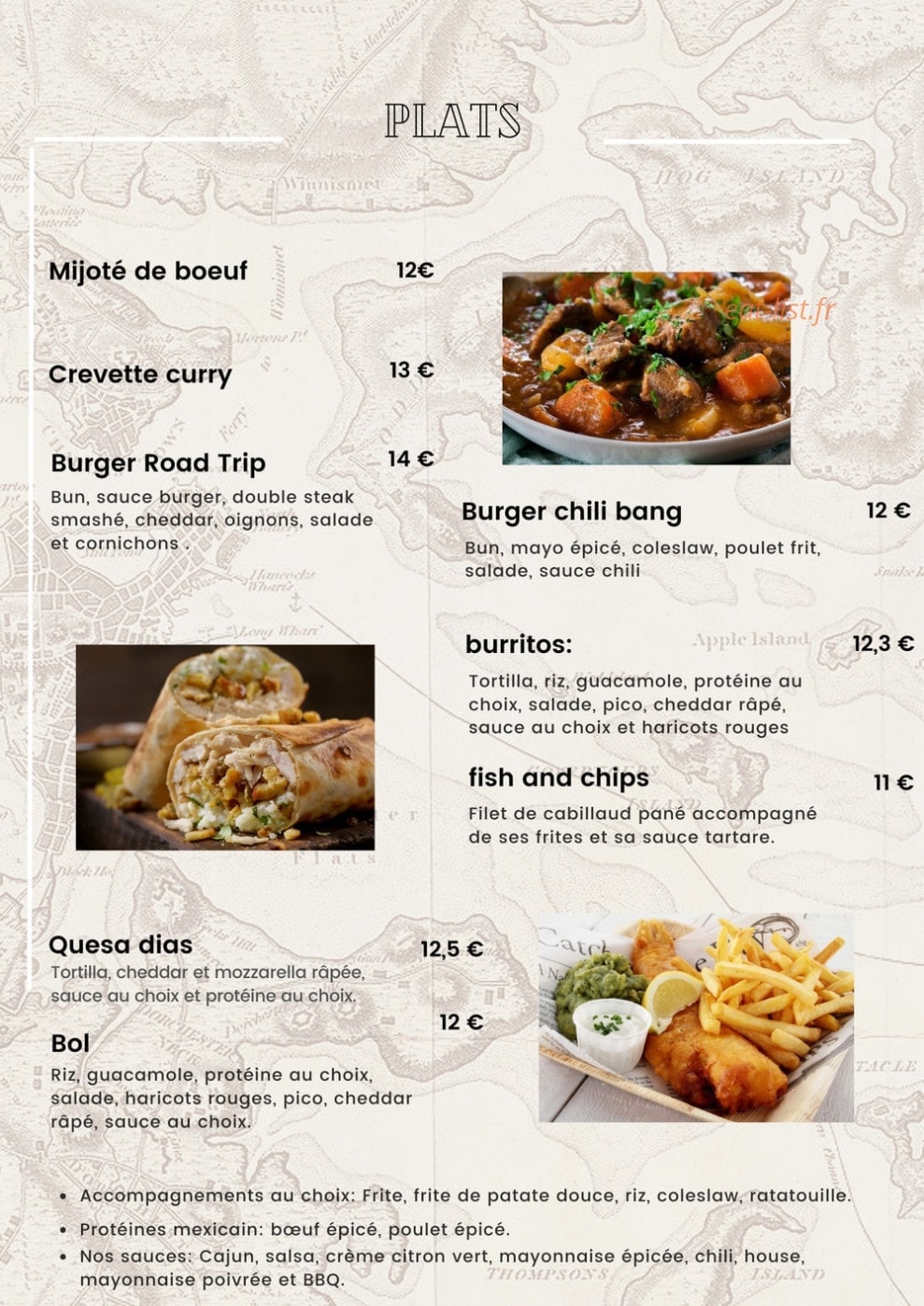 The Road Trip — carte page 2