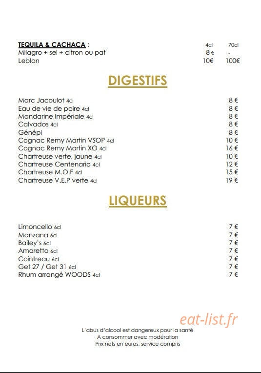 Woods — carte page 8