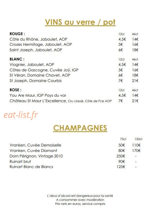 Woods — carte page 2